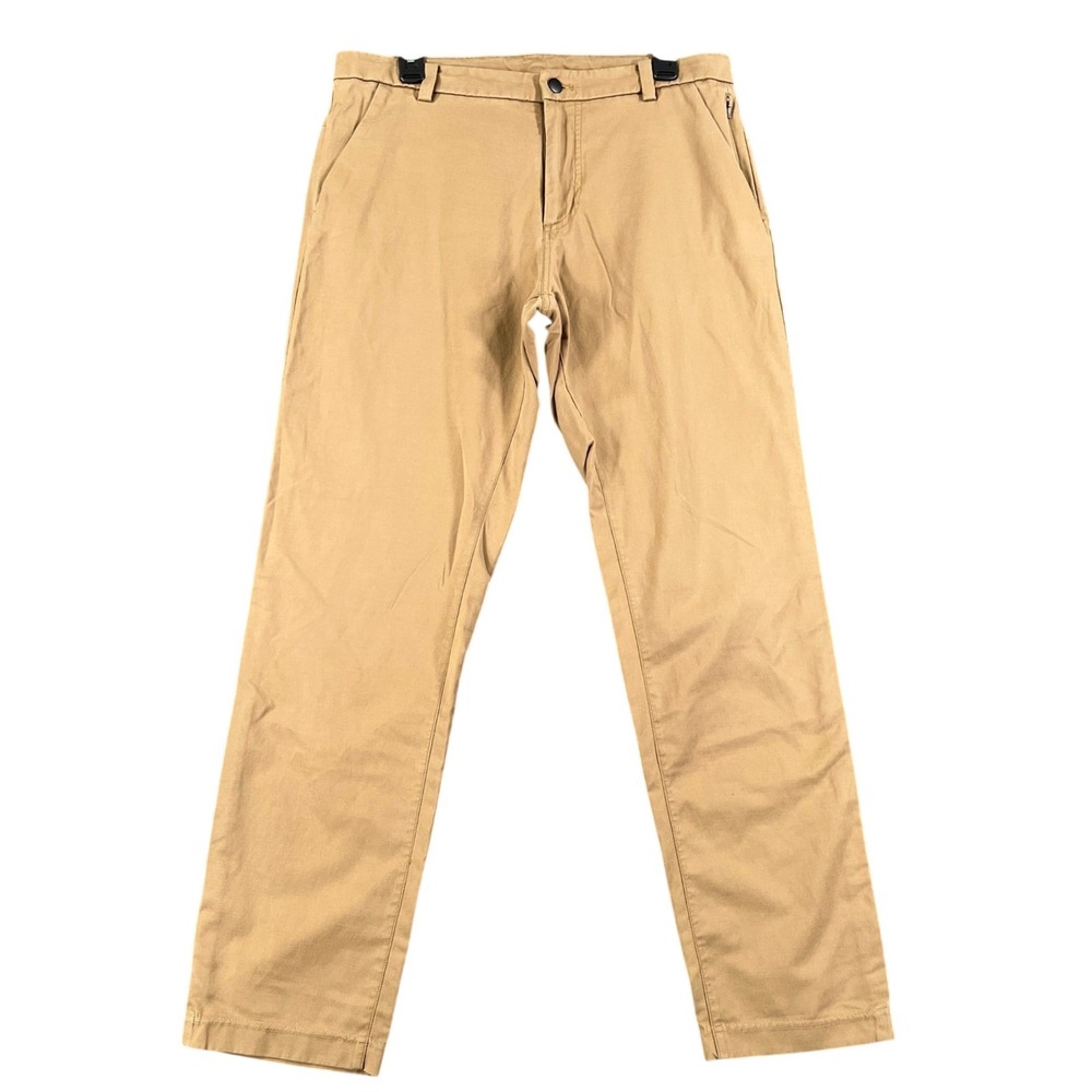 Lululemon Ascent Pant Mens 34 Mojave Tan Stretch Hiking Commute Performance